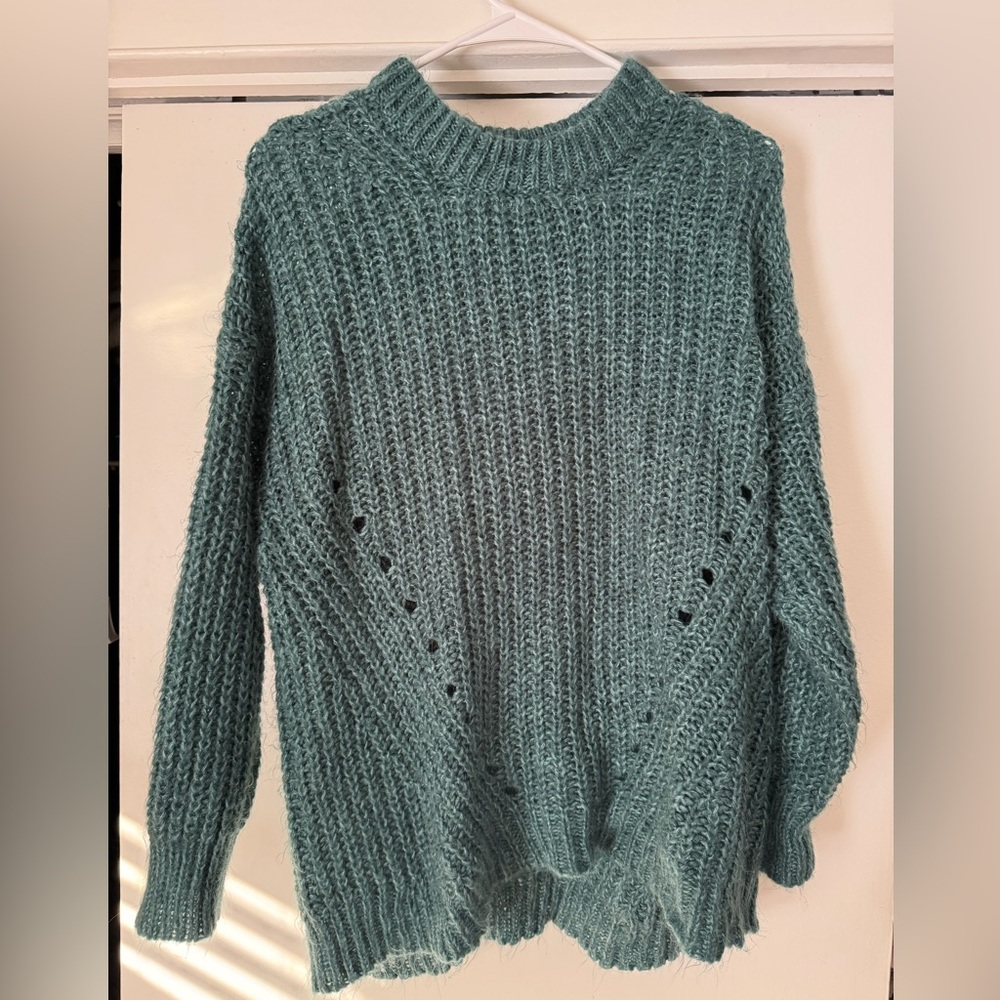 Teal blue AE sweater